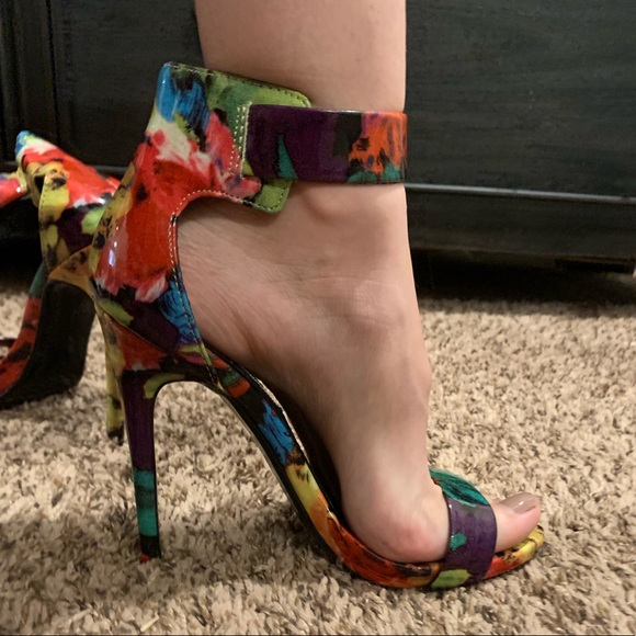 colorful stilettos